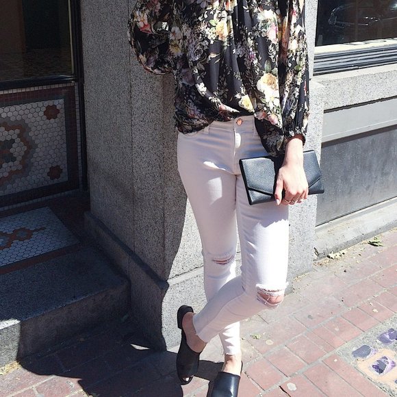 Fidelity Denim Denim - FIDELITY Belvedere Hi Rise ultra slim raw hem distressed stretch Sz 29 EUC